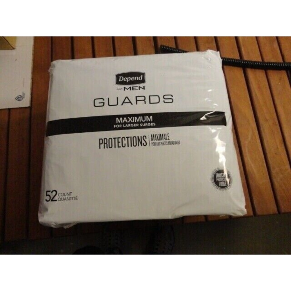 Depend For Men Guards - Maximum Absorbency - 52 Count